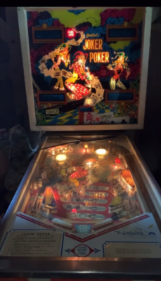 1978 JOKER POKER PINBALL MACHINE PROFESSIONAL TECHS LEDS CARDS 15