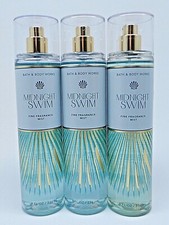 3 BATH  BODY WORKS MIDNIGHT SWIM FINE FRAGRANCE BODY MIST SPRAY 8 oz NEW