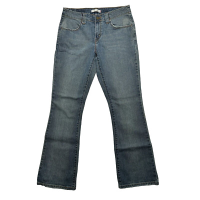 Vintage Levi's 525 Jeans Women 8 Blue Denim Stretch Mid-Rise Bootcut Leg Zip Fly