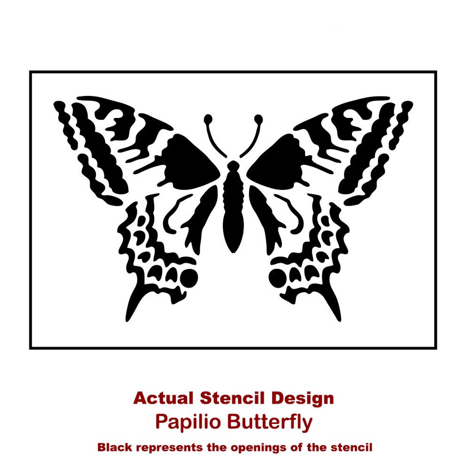 Papilio Butterfly Stencil - DIY Home Decor - Easy Trendy Wall Decor | eBay