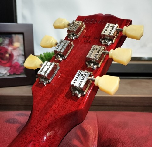 Chitarra elettrica Gibson Les Paul Standard anni 50 figurata top Dirty Lemon Burst USA 2024 - Foto 9 di 10