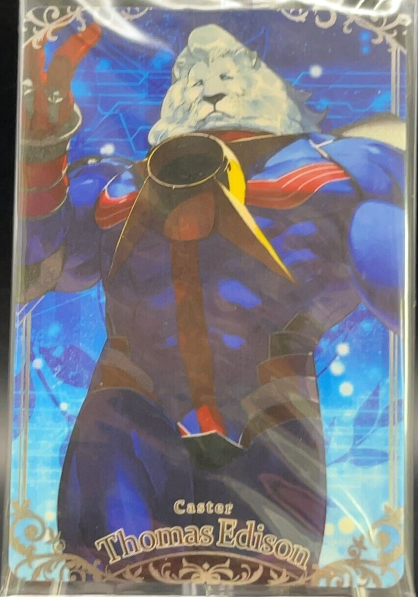 Thomas Edison Caster R20 Fate Grand Order FGO Wafer Card Japanese