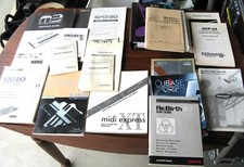 Vintage Synthesizer Roland Korg Kawai MOTU Dr.T s Steinberg Manuals Manual Books