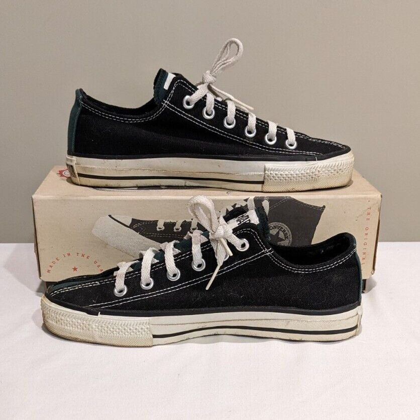 trog Meer een beetje Vintage Converse Chuck Taylor All Star Bowling Shoes Green / Black Made In  USA | eBay