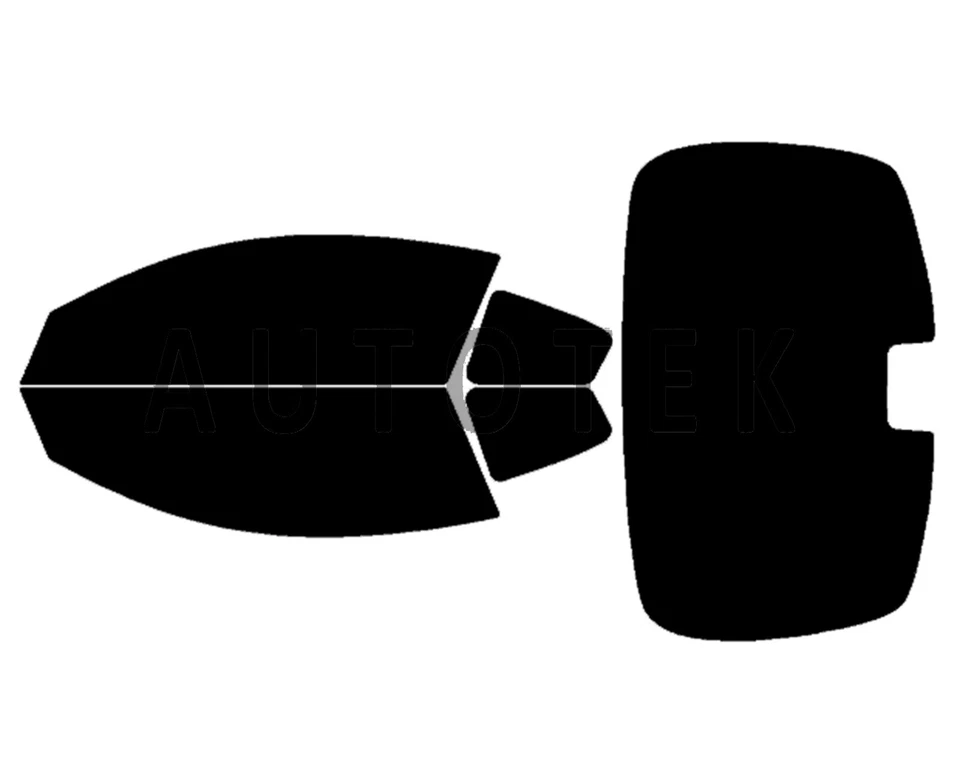 Película precortada para ventanas laterales cualquier tono % para Nissan Altima cupé (2008-2012) Foto 2 de 4