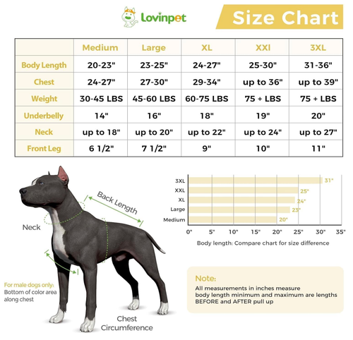 Size XL LovinPet Soft Fleece Lined Dog Sweater Pajamas - Picture 22 of 63