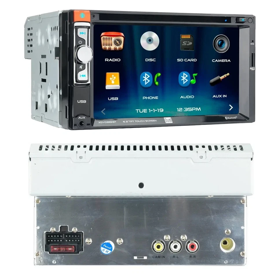 For GM 1988-1994 Full Size C/K Truck XDVD269BT Car Stereo Double DIN Dash Kit - Image 4 of 4