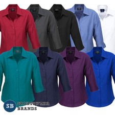 Ladies Oasis 3/4 Sleeve Shirt Healthcare Size 6-26 Nurse Care Top New LB3600