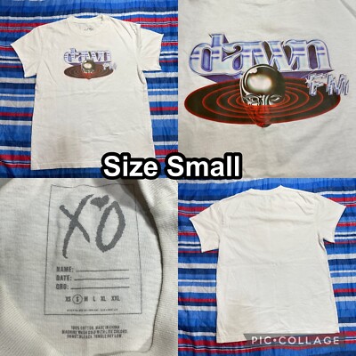 Official The Weekend Dawn FM XO Size Small White T-shirt