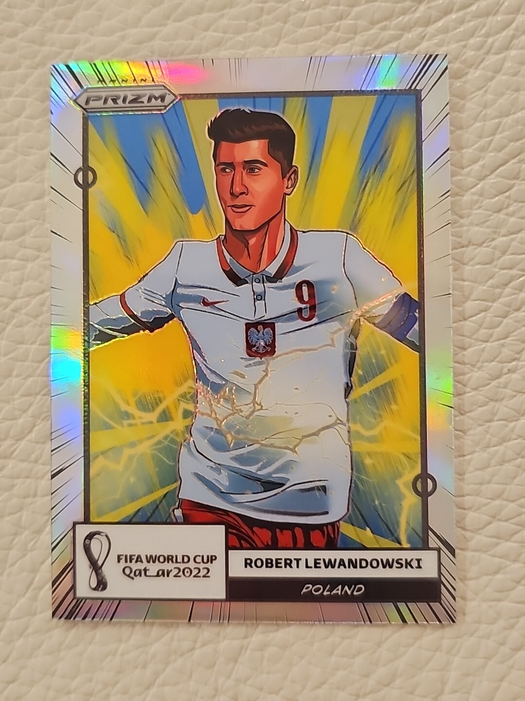 2022 Panini Prizm World Cup Qatar - Manga #15 Robert Lewandowski
