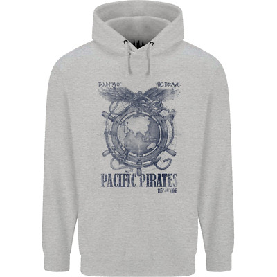 Pacific Piraten Segeln Matrose Boot Herren Kapuzenpullover
