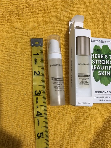bareMinerals SKINLONGEVITY Long Life Herb Serum Mini Size 8ml /.27 oz Skin Care - Picture 8 of 9