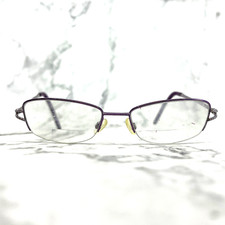 Marcolin MA7288 Col.078 Eyeglasses Half Rim Purple Rectangular Frames 53-18-140
