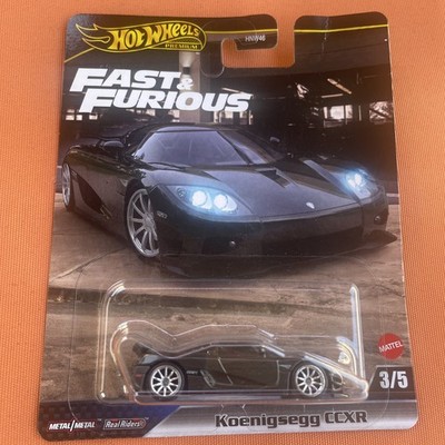 2025 Hot Wheels Premium Fast Furious ' Koenigsegg ccxr 3/5 real