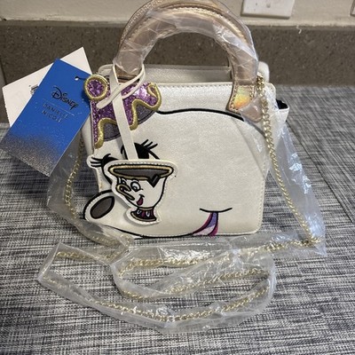 NEW! Disney Danielle Nicole Beauty & The Beast Mrs. Potts & Chip Crossbody  NWT