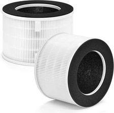 2PK Filter For Homedics AP-H400 Purifier 3 Stage Washable H13 Humidifier Filter