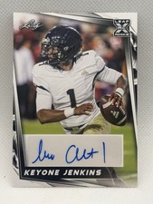Leaf 2024 Autographs Keyone Jenkins Rookie Football Card Autograph #BA-KJ1