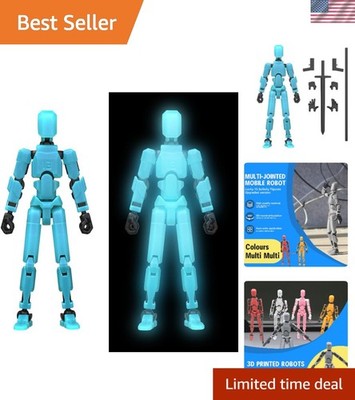 Lucky 13 Nova Titan Robot Action Figure - Fully Articulated & Mini 6-Inch Size