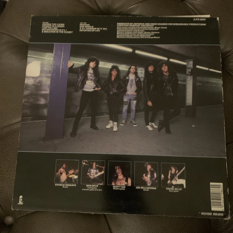 Anthrax - Among The Living - UK 1st Press 1987 ILPS 9865  - Image 2 of 4
