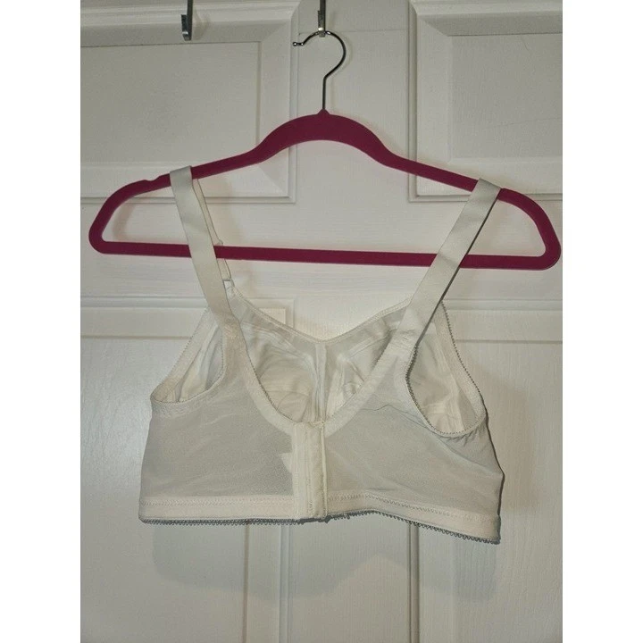 38D White Bra Wireless Wirefree by Just My Size Style 0908 - Image 3 of 4