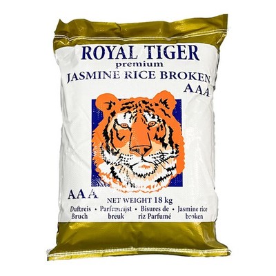 Royal Tiger Premium Jasmin Reis AAA GEBROCHEN 18kg Bruchreis