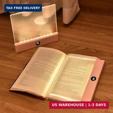 LED Book Light and Night Light 2 in 1, 3 Color Temperatures Stepless Dimming,