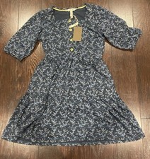Matilda Jane Just Imagine Seaside Stroll Tiered Floral Dress Size 12 NEW