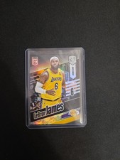 Lebron James starting lineup panini elite prizm. rare sp slu-lb