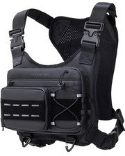 Chest Bag for Men   Running Chest Pack, Lightweight No-Bounce Holder, Water-R...