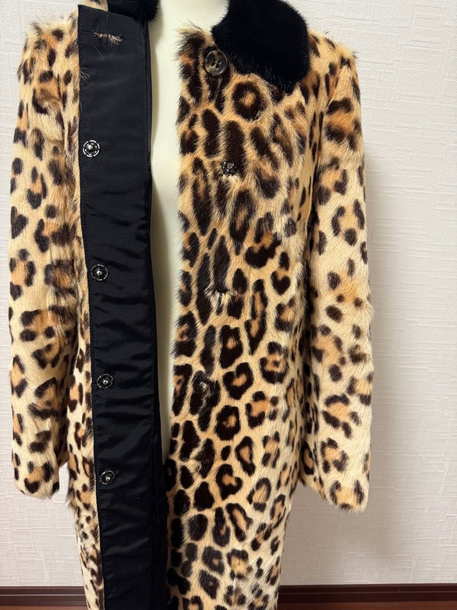 Women's Wear Valentino RED VALENTINO     Fur Coat Leopard Mink Made in Italy thumbnail 6