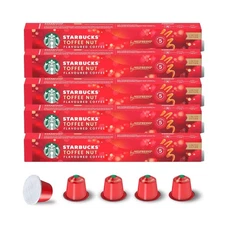 🔥STARBUCKS NESPRESSO ORIGINAL LINE TOFFEE NUT ESPRESSO CAPSULES - 120-COUNT 🔥