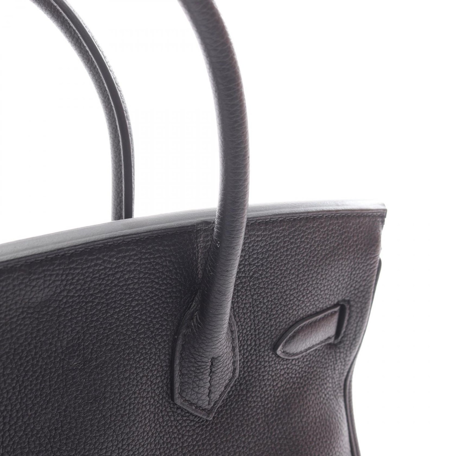 HERMES Birkin 30 Handbag U Togo leather Black Used Women GHW thumbnail 10