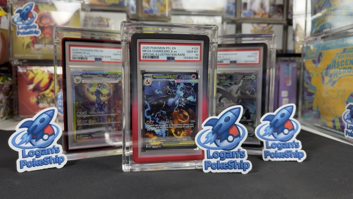PSA Graded Card Acrylic Magnetic Display Case For Graded Guard