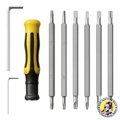Daiwa VISPREA Precision Screwdriver Set T5 T6 T7 T8 Hex Torx Bits