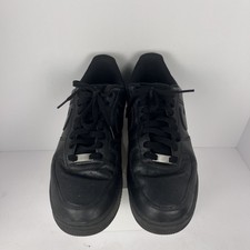 Nike Air Force 1 Low '07 Triple Black Mens Black Sports Sneaker Size 9.5