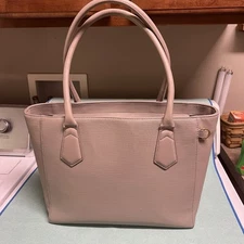 Dagne Dover Legend Signature Tote Laptop Shoulder Bag Bleecker Blush