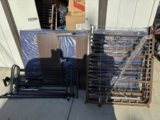 Home Hospital Bed Electric Adjustable Home Care, with bedding.