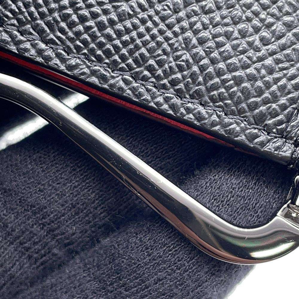 Christian Louboutin Bifold Wallet Money Clip Wallet Logo Leather