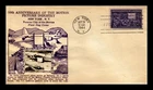 US COVER MOTION PICTURES 50TH ANNIVERSARY FDC SCOTT 926 CROSBY PHOTO CACHET