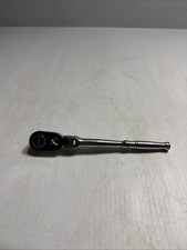 Snap On 14 Drive 6 Long Flex Head Chrome Fine Tooth Ratchet Tf72