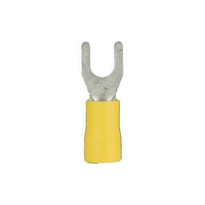Install Bay YVST10 #10 12/10 Gauge Vinyl Insulated Yellow Spade Terminals