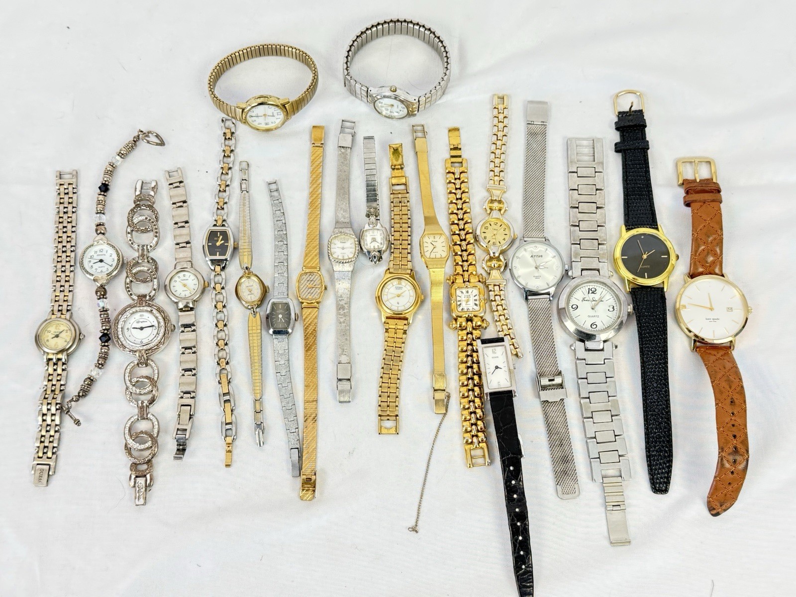 Estate Jewelry Jewel 21 Repair Watch Waltham Wind 17 Parts Vintage Citizen Lot - vintagewatches.pk