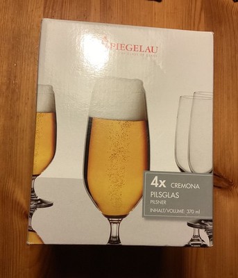 TOP  Spiegelau  Insgesamt 4 Cremona PilsGläser   Biergläser NEU Mit OVP