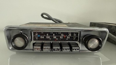 Blaupunkt Köln Autoradio 6/12V ca. 1958 62 seltene Chromblende Oldtimer
