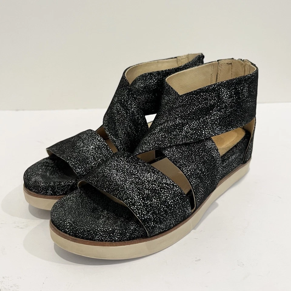Sandalias informales cómodos Bussola para mujer Phebe Butterfly Nero 38 EU/7.5 US Foto 3 de 4
