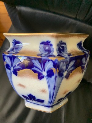 Antiker  ÜBERTOPF / 1900 Jugendstil / CACHEPOT/ 20 cm/ England