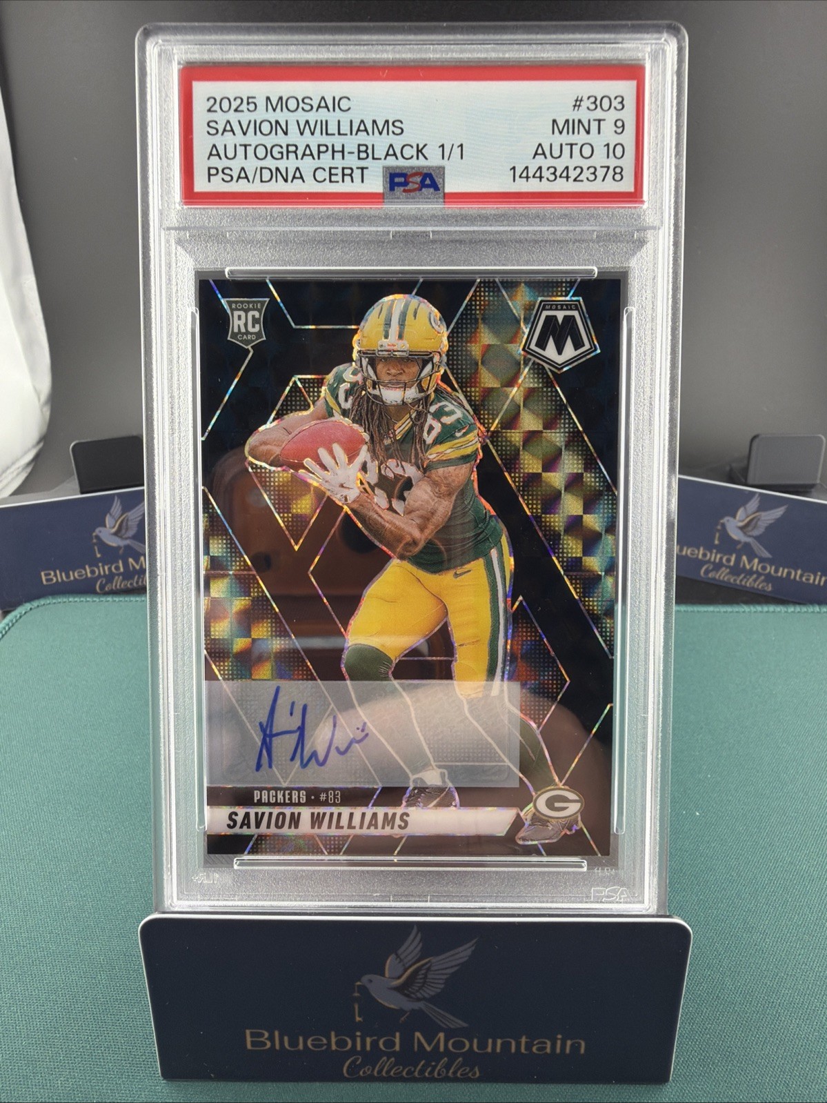 Savion Williams Panini Mosaic #303 Autograph