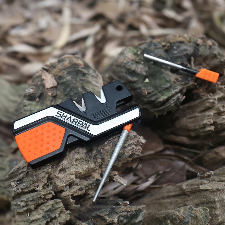 SHARPAL 6-In-1 Pocket Knife Sharpener&Survival Tool, with Fire Starter, Whistle - Image 4 of 4
