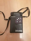 VINTAGE SONY WM-R2 RECORDING WALKMAN + POUCH - Untested / Parts / Repair