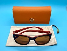 Tory Burch TY7052 Brown/Coral Orange Sunglasses Frames w/ Case  Dustbag